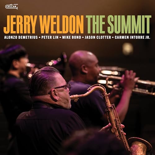 CD cover for Jerry Weldon’s “The Summit” featuring jazz musicians.