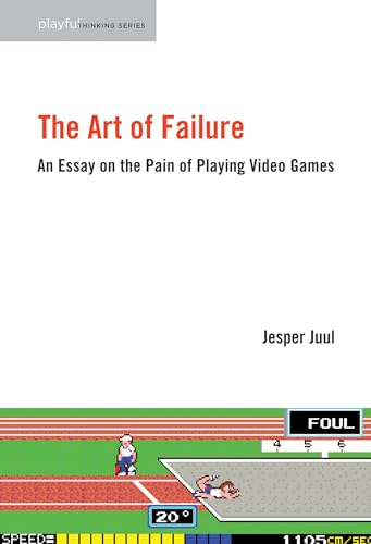 Book cover: “The Art of Failure” with pixelated running figure.