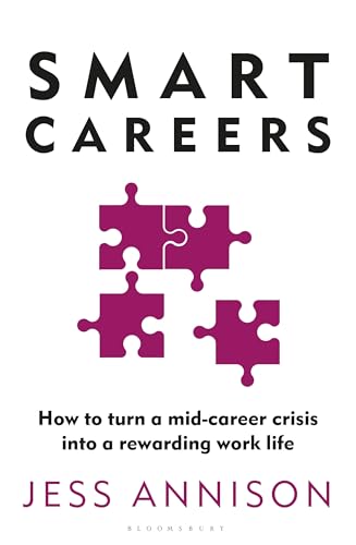 Book cover with large text "SMART CAREERS" and pink puzzle pieces.