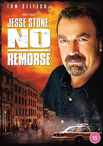 DVD cover for Jesse Stone: No Remorse featuring Tom Selleck and a police car.