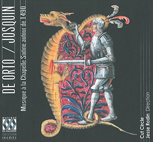 CD cover: knight with shield featuring a golden dragon design.