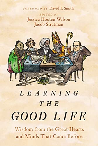 Book cover with illustration of historical figures at a table.