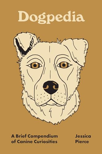 Book cover with illustrated dog portrait and title "Dogpedia".