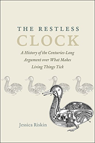 Book cover featuring title and mechanical duck illustrations on a light beige background.