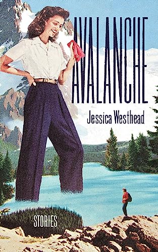 Book cover: woman, mountains, and small figure in a landscape.