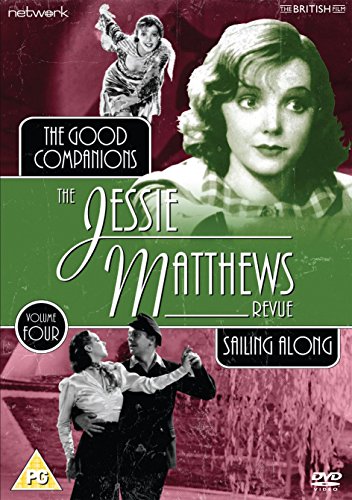 DVD cover for The Jessie Matthews Revue Volume 4 featuring vintage photos of Jessie Matthews.