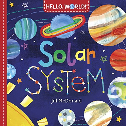Cover of Hello, World! Solar System book featuring colorful planets against a dark blue background.