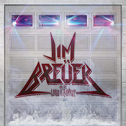 CD cover for Jim Breuer And The Loud & Rowdy, garage door design.