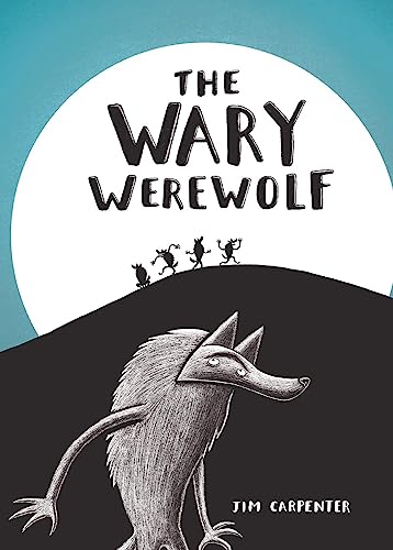 Book cover: a sketched werewolf looks up at a full moon and smaller wolves.