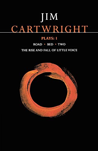 Black book cover with orange brushstroke circle and white text: “Jim Cartwright Plays: 1”.