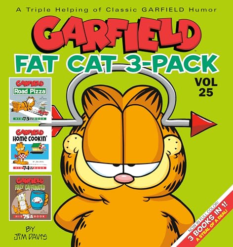 Garfield comic book 3-pack cover featuring the orange cat and book titles.