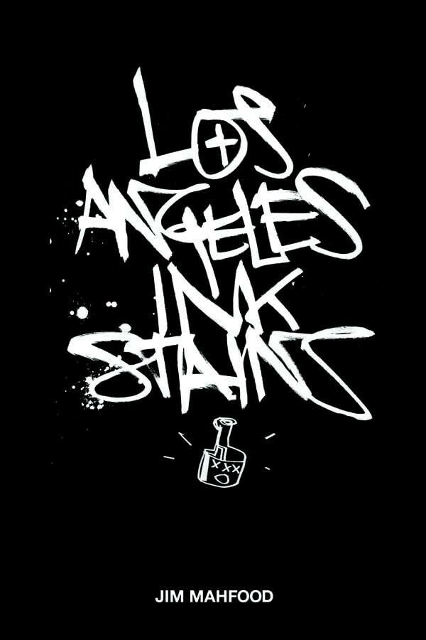 Black and white cover art for "Los Angeles Ink Stains" graphic novel.