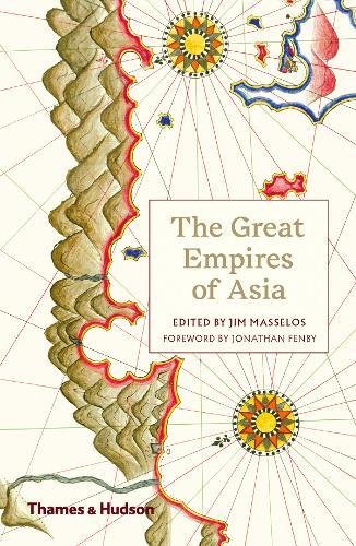 Book cover: “The Great Empires of Asia” with map details.