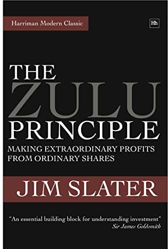 Black book cover with white text: "The Zulu Principle" by Jim Slater.