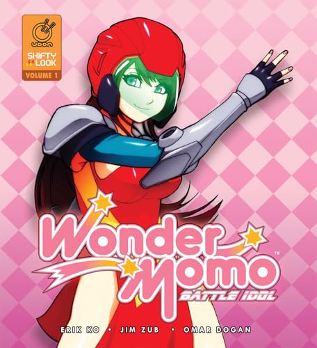 Comic cover featuring a young woman in a red and gray robotic suit.