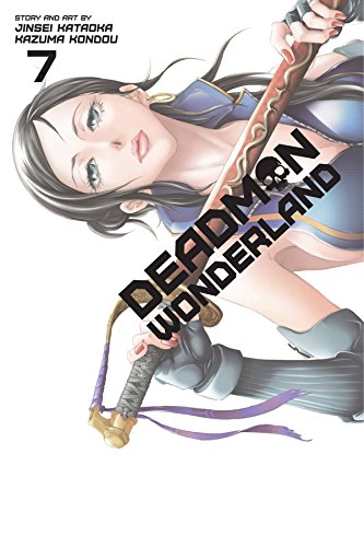 Manga volume 7 cover: woman with weapon, text “DEADMAN WONDERLAND”.