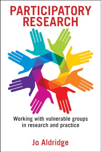 Book cover with colorful hands forming a circle, titled "Participatory Research.