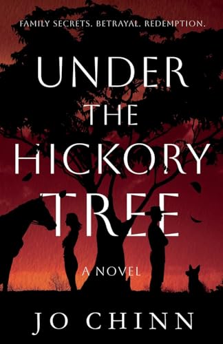 Book cover: silhouettes of people, horse, and dog under a tree.