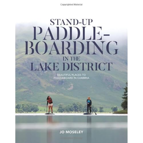 Book cover: paddleboarders on a lake with mountains in the background.