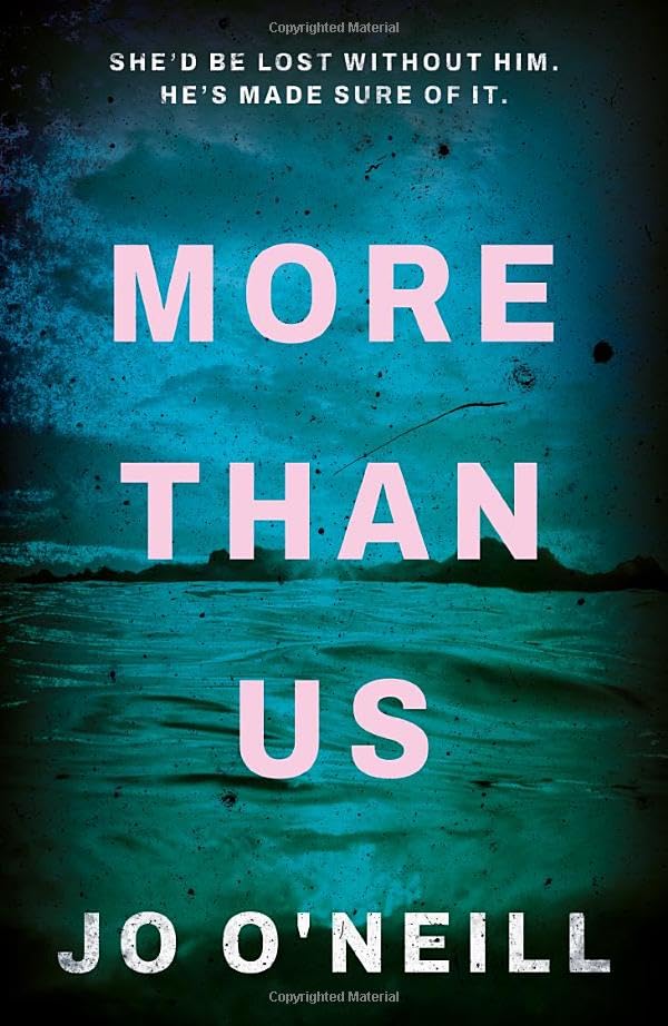 Book cover: "More Than Us" by Jo O’Neill, teal and white text.