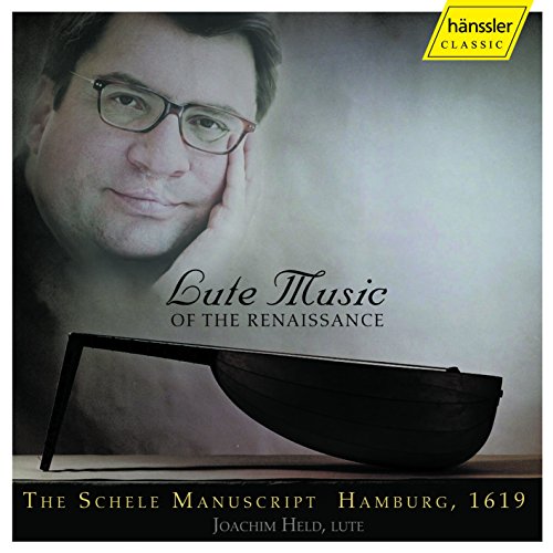 CD cover featuring Joachim Held, a lutenist, and a lute illustration.