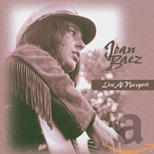 Joan Baez CD cover: portrait of a woman with a hat.