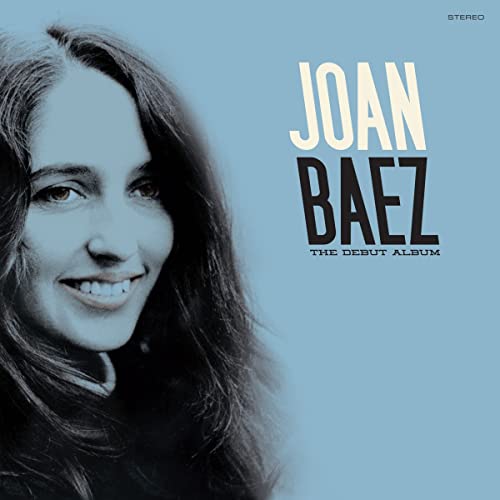 Joan Baez album cover featuring a portrait of the singer.