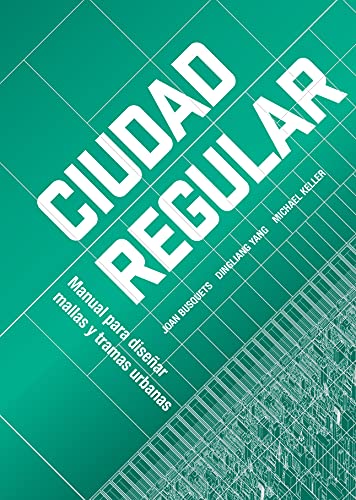 Book cover with white diagonal text on a green grid background.