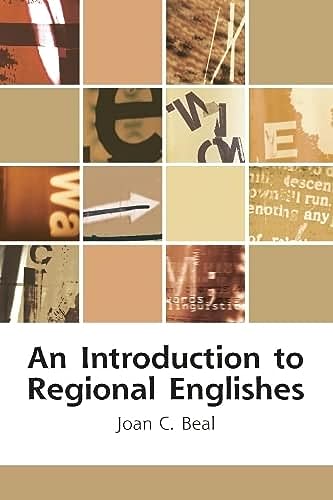 Book cover with a grid of text fragments and the title “An Introduction to Regional Englishes.”