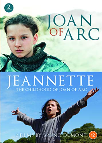 DVD cover: young girl in historical clothing, titled “Joan of Arc Jeanette”.