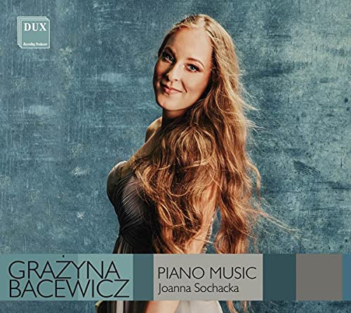 CD cover featuring Joanna Sochacka, a pianist with long, wavy hair.