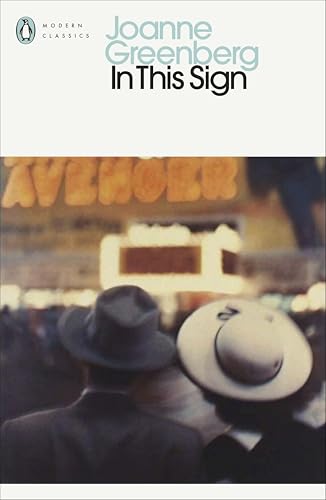 Book cover: "In This Sign" by Joanne Greenberg, with blurred crowd scene.