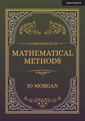 Dark brown book cover with gold ornate frame and title: “Mathematical Methods.”