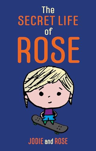 Book cover showing a cartoon girl with blonde hair standing on a skateboard.