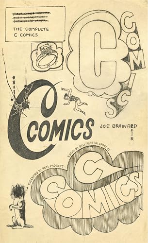 Black and white cover of “The Complete C Comics” with cartoon illustrations.