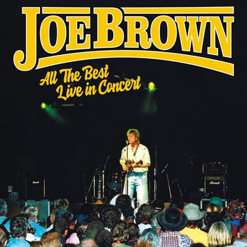 Joe Brown album cover featuring a musician performing on stage.
