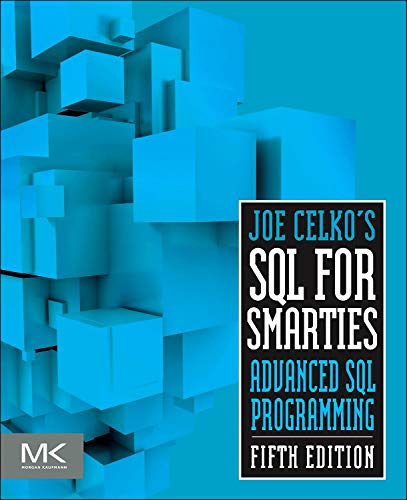 Book cover: "Joe Celko's SQL for Smarties," fifth edition, blue cubes.