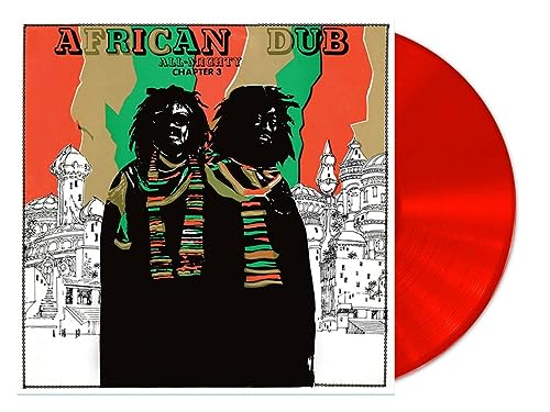 Vinyl record of "African Dub Chapter 3" with illustrated cover art.