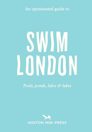 Book cover: “Swim London” in white text on a teal background.