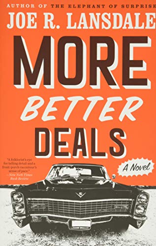 Book cover: "More Better Deals" with a vintage car illustration.