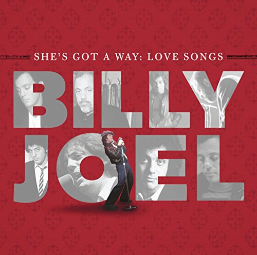 Album cover for Billy Joel's She's Got A Way featuring photos within his name.