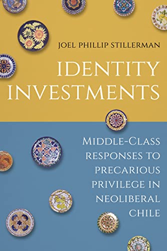 Book cover with title “Identity Investments” and scattered decorative plates.