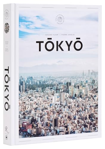 Book cover featuring an aerial view of Tokyo with the title Tōkyō in black text.
