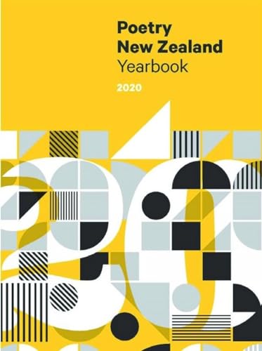 Yellow cover with geometric design and title “Poetry New Zealand Yearbook 2020”.