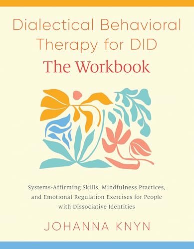 Book cover: "The DBT Skills Workbook" with floral illustration.
