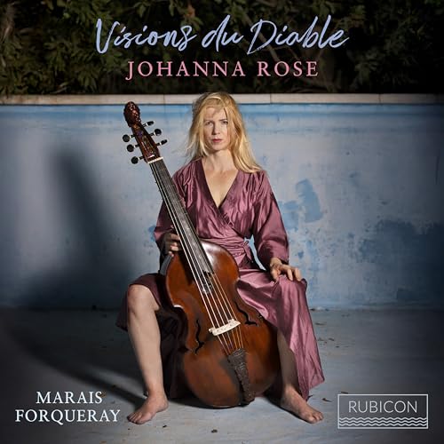 Woman with viola da gamba, album cover for "Visions Du Diable".