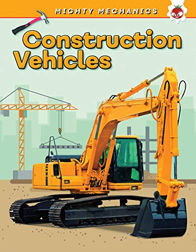 Book cover featuring an orange excavator and construction site background.