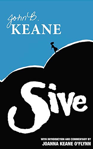Book cover of Sive by John B. Keane featuring a silhouette on a hill.