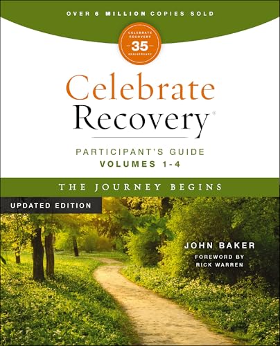 Celebrate Recovery Participant's Guide Volumes 1-4 book cover with a path.