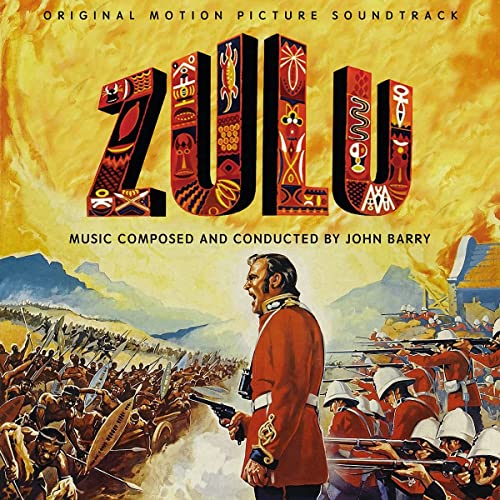 CD cover for “Zulu” soundtrack by John Barry, featuring battle scene.